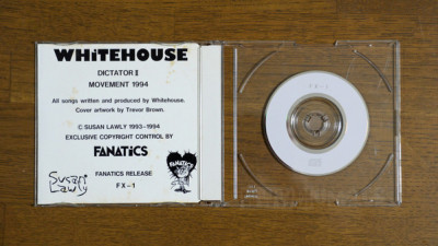 Whitehouse 'Dictator' (1994) CD, Mini, Limited Edition, Fanatics -FX-1 Japan disc.jpg