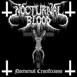 Nocturnal Blood 'Nocturnal Crucifixions' (2009) Black Shit Noise Productions 7'' vinyl.jpg