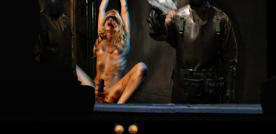 "This bitch can't take anymore, you'll be responsible if she dies before telling us all she knows." I got the GIMP from some Amazon page, I can't recall.