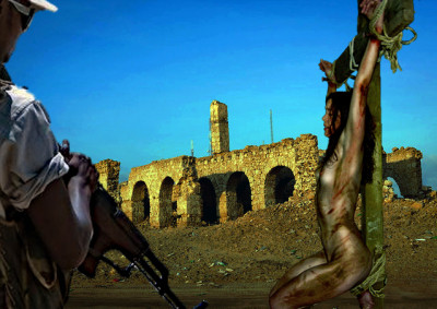 A horrible lonely death for being in the wrong place at the wrong time.