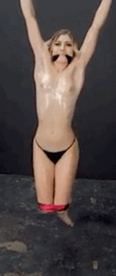 Suspended gag AOHredScarf.gif